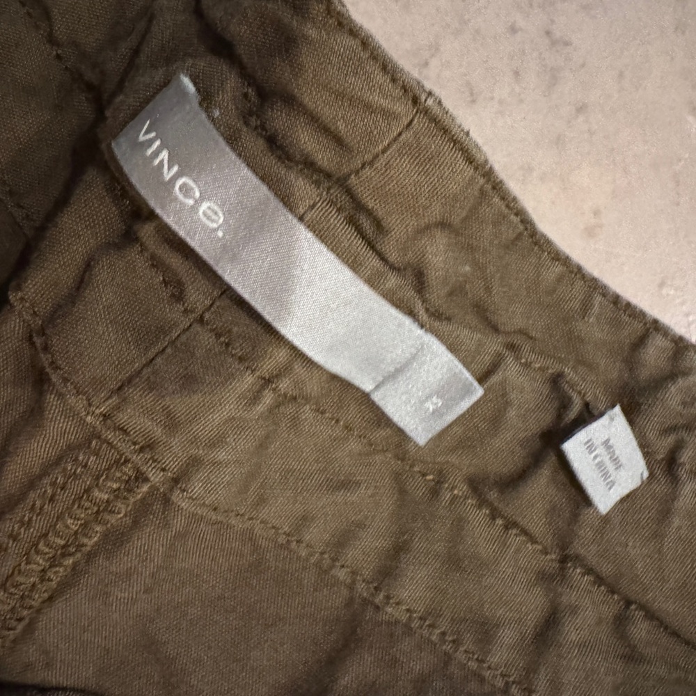 Woman's James Perse Utility Cargo Pants - Dark Olive 1 - Picture 4 of 5